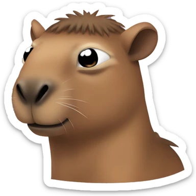 90s hiphop capybara jurassic 5 sticker