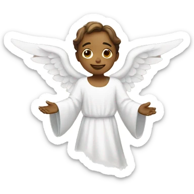 angel worship sticker