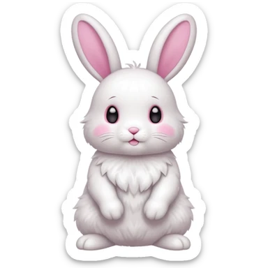 very cute fullbody bunny uwu cuuuute sticker
