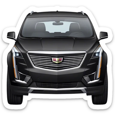 ALL BLACK MATTE CADILLAC XT6  sticker