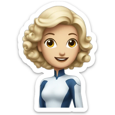 Mrs. Fantastic sticker