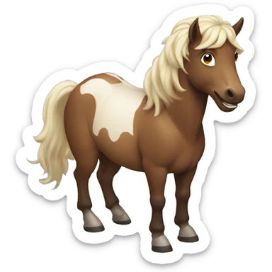 a happy centaur sticker