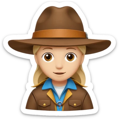 explorer hat sticker