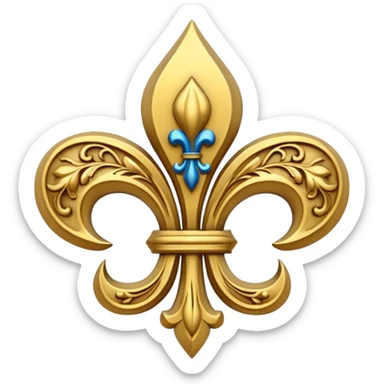 fleur-de-lis sticker
