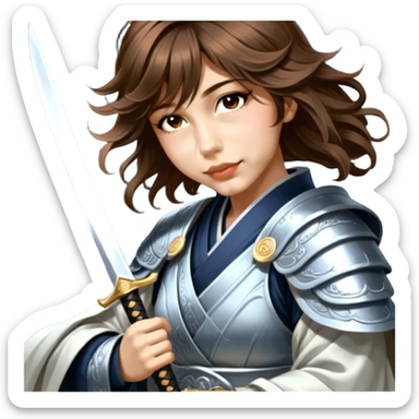 Moonlit Samurai sticker