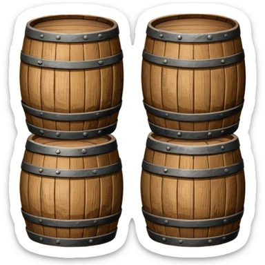 Aged Wine Barrels sticker