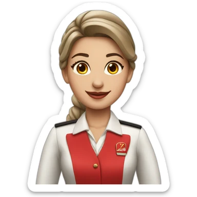 Emirates cabin crew sticker