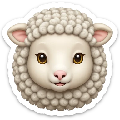 baby sheep sticker