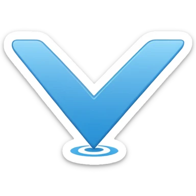 Create a black tick emoji that looks like facebook blue tick sticker