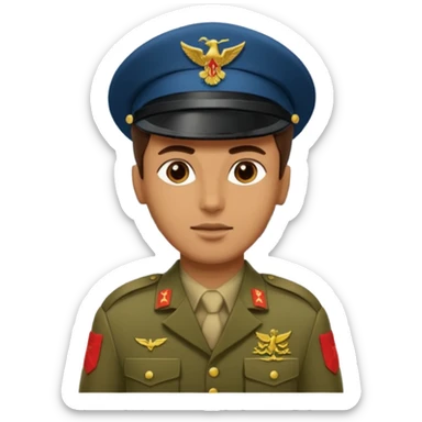 Lebanese forces cross sticker