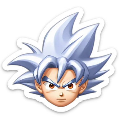 son goku ultra instinct sticker