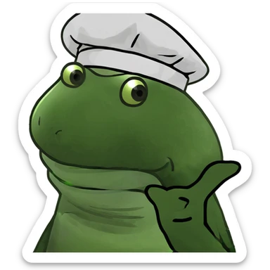 goofy animal with Italian theme sticker