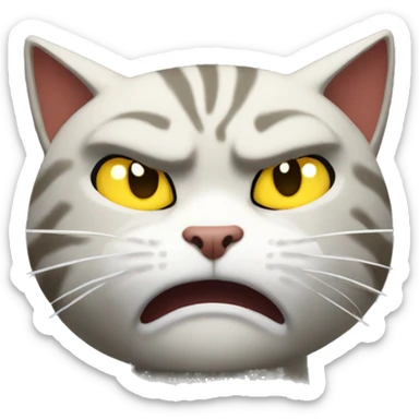 naruto angry cat mode sticker