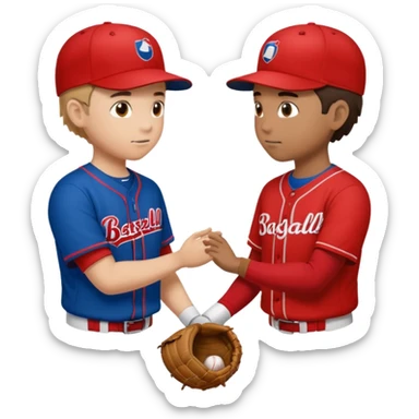quiero dos equipos enemigos de baseball vs sticker
