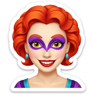 pantomime artist sticker