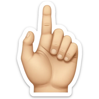 Palm in the stomach sticker