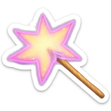 fairy wand sticker