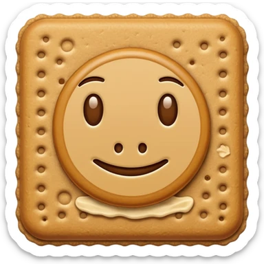 digestive biscuit sticker