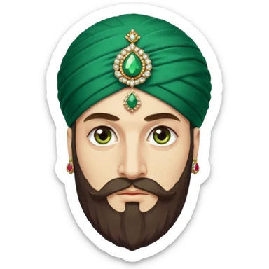 A turkish Sultan HE IS EXTREMELY INSANE AND CRAZY sticker