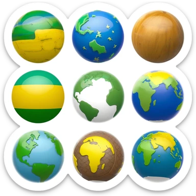 Country balls sticker