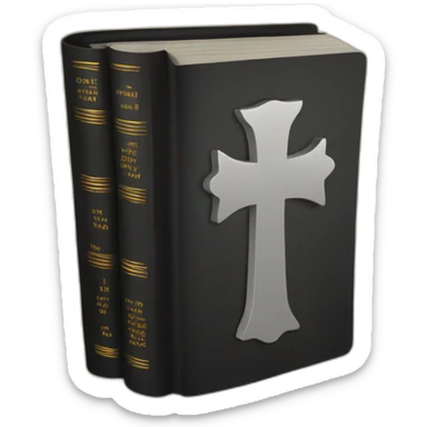 bible-black sticker