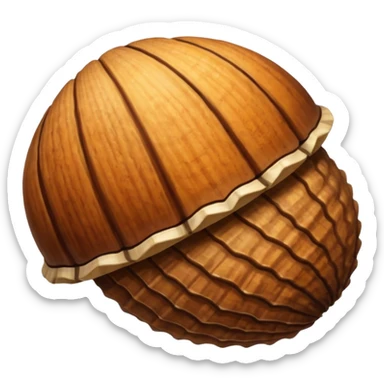 nut with shell sticker