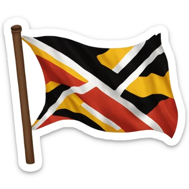 Aboriginal flag emoji  sticker