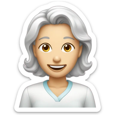 Une femme déguisée en dentifrice sticker