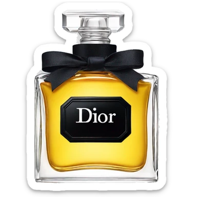 Dior perfume emoji sticker