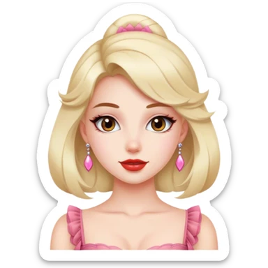 Girl coquette sticker