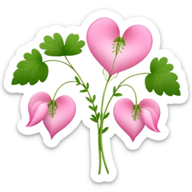 Dicentra spectabilis sticker