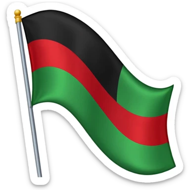 🇹🇬 du noir à la place du vert et du rouge à la place du jaune  sticker