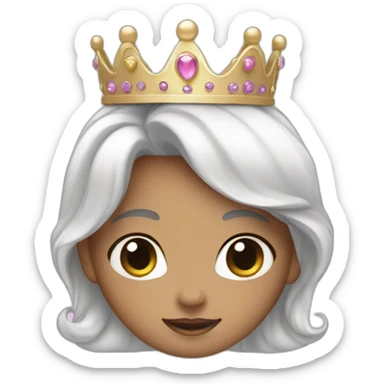 A cute little princess sticker