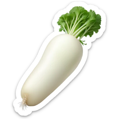 Daikon Radish sticker