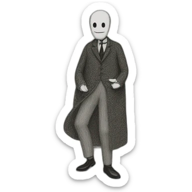 fantod by edward gorey sticker