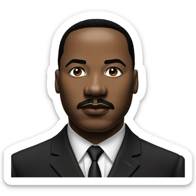 Martin Luther king jr sticker