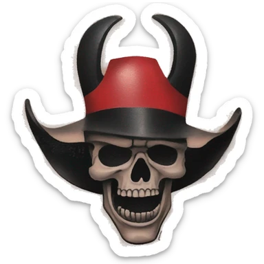  Texas tech raider red black tattoo skull sticker