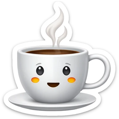 taza de café  sticker