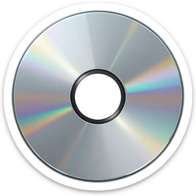 CD disk sticker