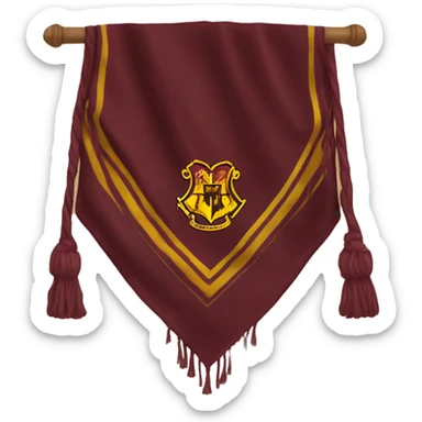 Hogwarts scarf sticker