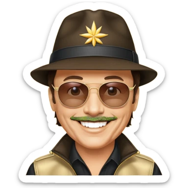 Harry Wayne Casey aka KC, Funk Singer (b.1951) from KC and the Sunshine Band sticker