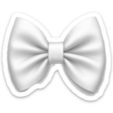white bow sticker