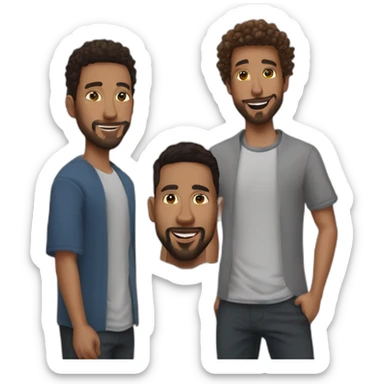 Kurtis Conner, Drew Gooden, and Danny Gozale sticker