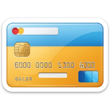 credit card sticker