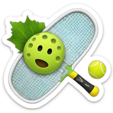 Pickleball sticker