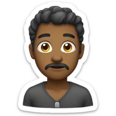 disappointed -jaded sticker