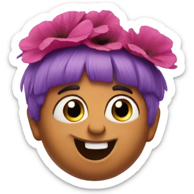 poppy from trolls sticker