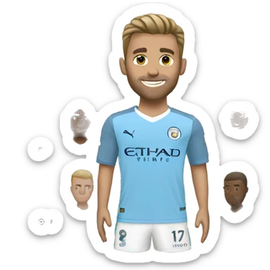 Manchester city club sticker
