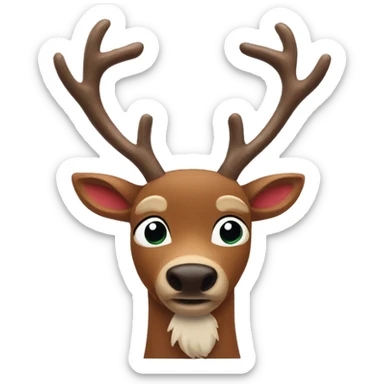 rudolph the red nosed reindeer sticker