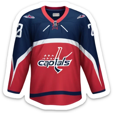 Washington Capitals jersey sticker